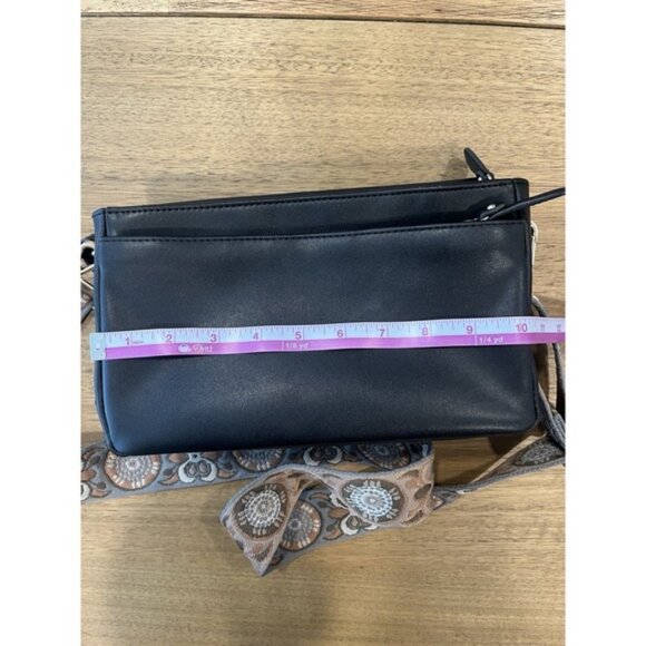 TWELVE little Black Diaper Clutch Shoulder Crossbody Bag - Picture 7 of 7